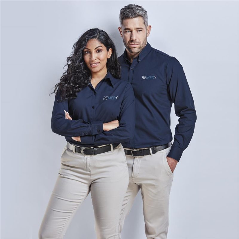 Long Sleeve Cotton Twill Moderna Shirt