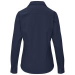 navy Ladies Long Sleeve Cotton Twill Moderna Shirt