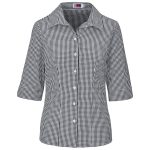 black Ladies 3/4 Sleeve Ashford Shirt
