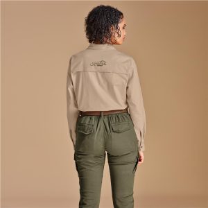Ladies Long Sleeve Mawenzi Twill Shirt
