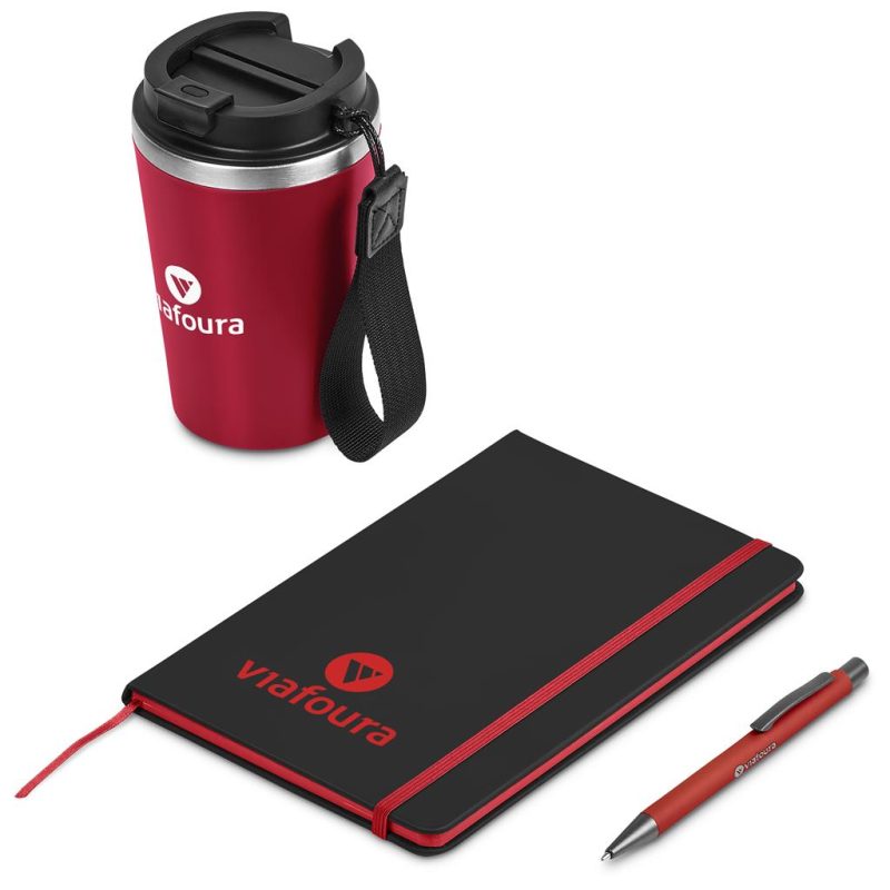 red Altitude Poplar Kraft Gift Set