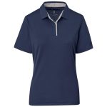navy Ladies Alex Varga Zenith Golf Shirt