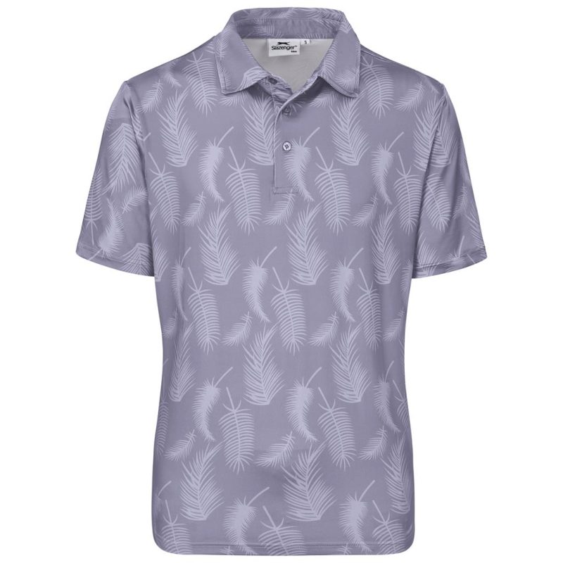 light grey Mens Slazenger Monterey Golf Shirt