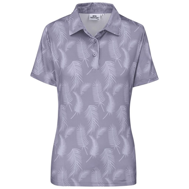 light grey Ladies Slazenger Monterey Golf Shirt