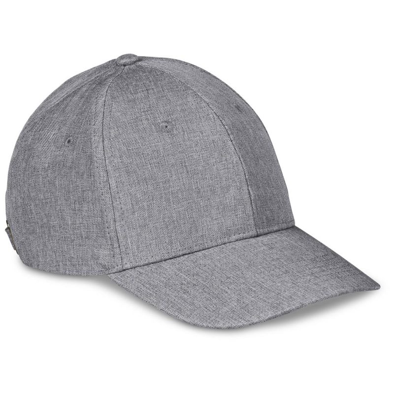 grey Austin Linen Cap - 6 Panel