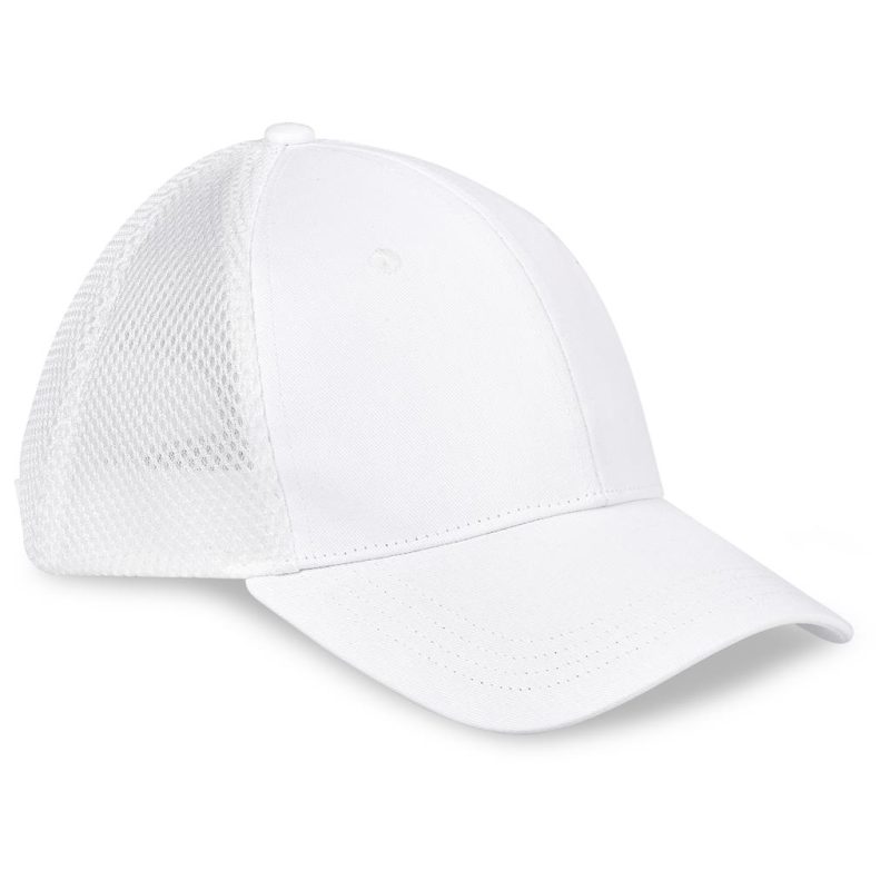 white Boost Premium Trucker Cap - 6 Panel