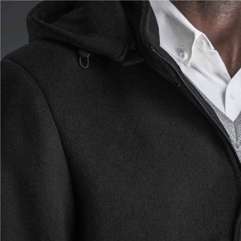 black Mens Alex Varga Gallegos Jacket