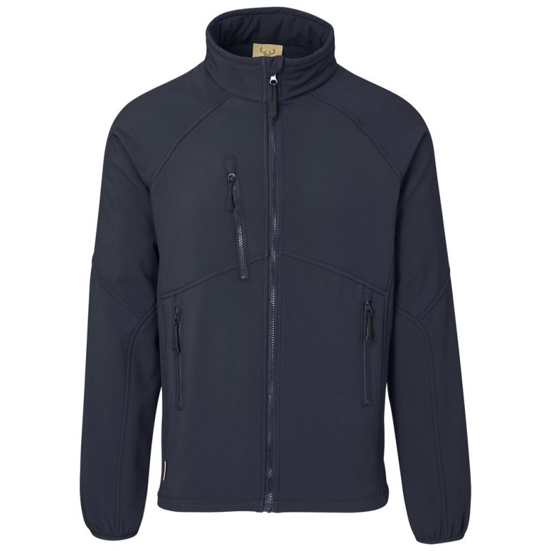 navy Mens Midlands Softshell Jacket
