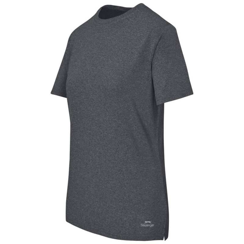 CHARCOAL Ladies Slazenger Vitality T-Shirt