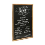 Wall mounted Menu chalkboard