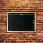 Wall mounted Menu chalkboard