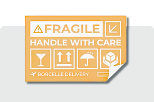 Custom Printed rectangle Stickers