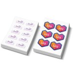 Custom Shape Sticker Sheets