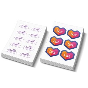 Custom Shape Sticker Sheets