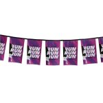 Sublimated Single-Sided Polyester Rectangle Bunting - 10m