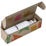 Solid White Kooshty Tugela Bottle in Bianca Custom Gift Box