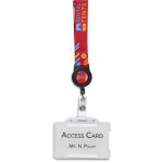 Altitude Badge Reel Single-Sided Satin Lanyard