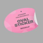 oval Sticker