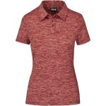 Red Ladies Echo Golf Shirt - Red