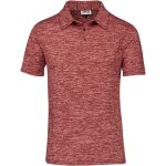 Red Mens Echo Golf Shirt - Red