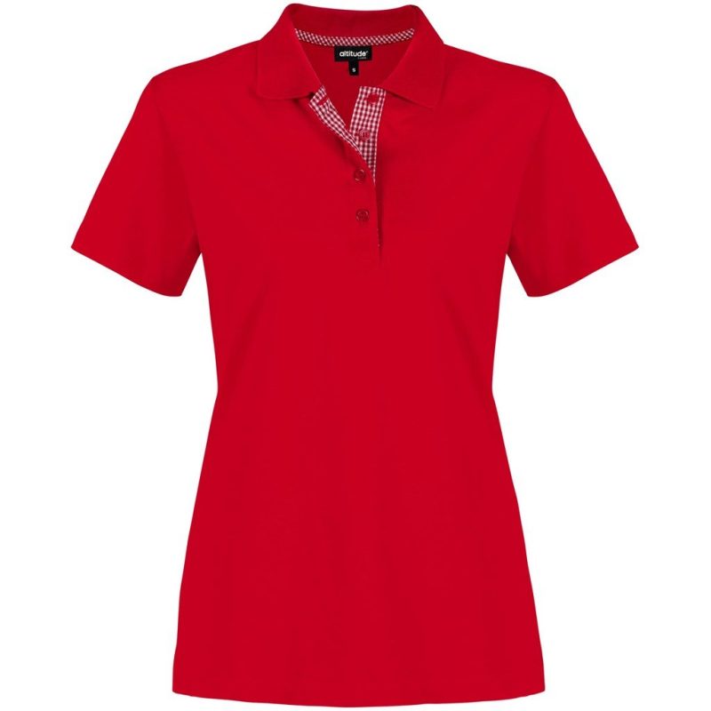 Ladies New York Golf Shirt - Red ALT-NYL-R-4XL Red Ladies New York Golf Shirt - Red