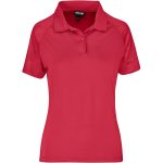 Red Ladies Santorini Golf Shirt - Red
