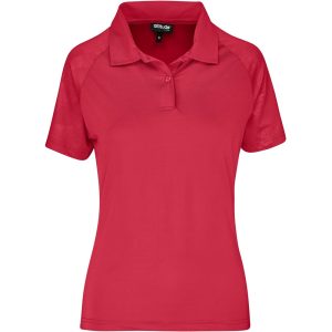 Red Ladies Santorini Golf Shirt - Red