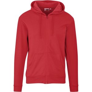 Red Mens Bravo Hooded Sweater - Red