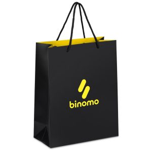 Yellow Altitude Finery Midi Paper Gift Bag