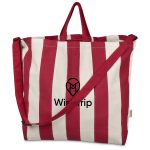 Red Okiyo Natsuri Recycled Canvas Large Beach Bag