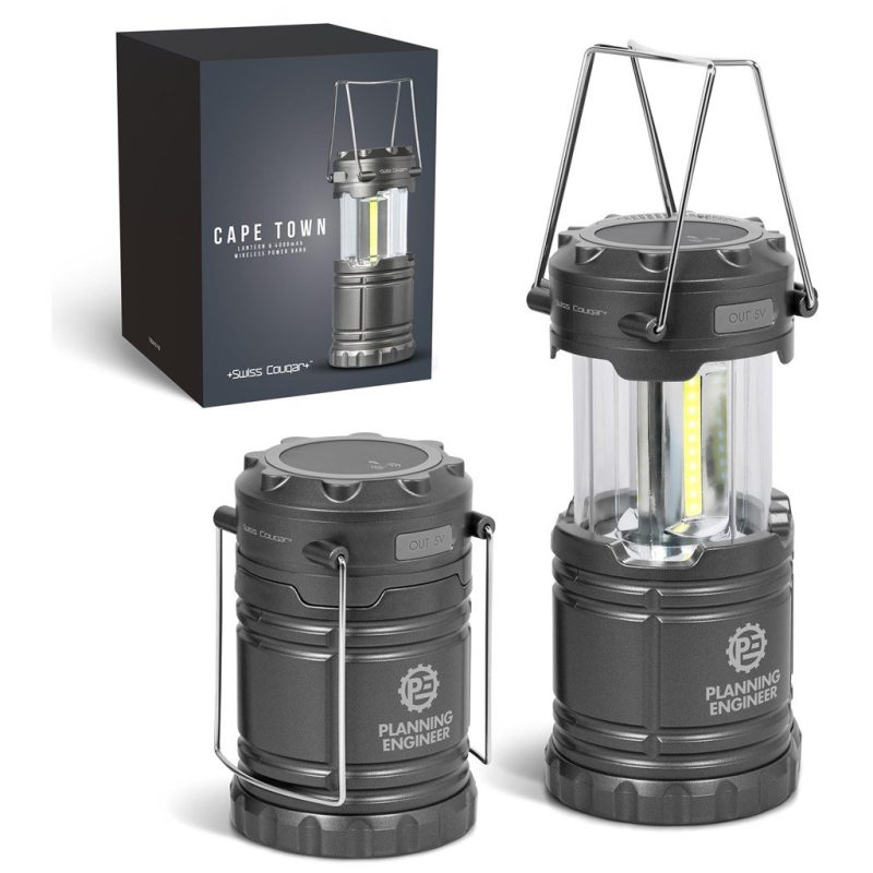 Swiss Cougar Cape Town Lantern & Wireless Charging Power Bank - 4 Swiss Cougar Cape Town Lantern & Wireless Charging Power Bank - 4