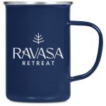 Navy Andy Cartwright Satara Enamel Coffee Mug – 600ml