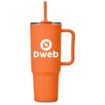Orange Altitude Texas Plastic Double-Wall Mug – 1.2 Litre