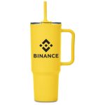 Yellow Altitude Texas Plastic Double-Wall Mug – 1.2 Litre