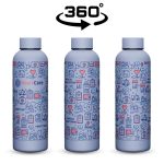 Kooshty Bermuda Recycled Stainless Steel Water Bottle – 800ml additionalImagesWithLogos