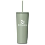 Sage Kooshty Concorde Stainless Steel & Plastic Double-Wall Tumbler & Straw - 720ml