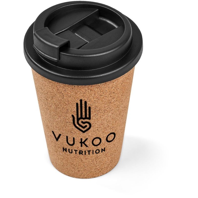 Okiyo Joki Cork & Wheat Straw Double-Wall Tumbler – 350ml additionalImagesWithLogos