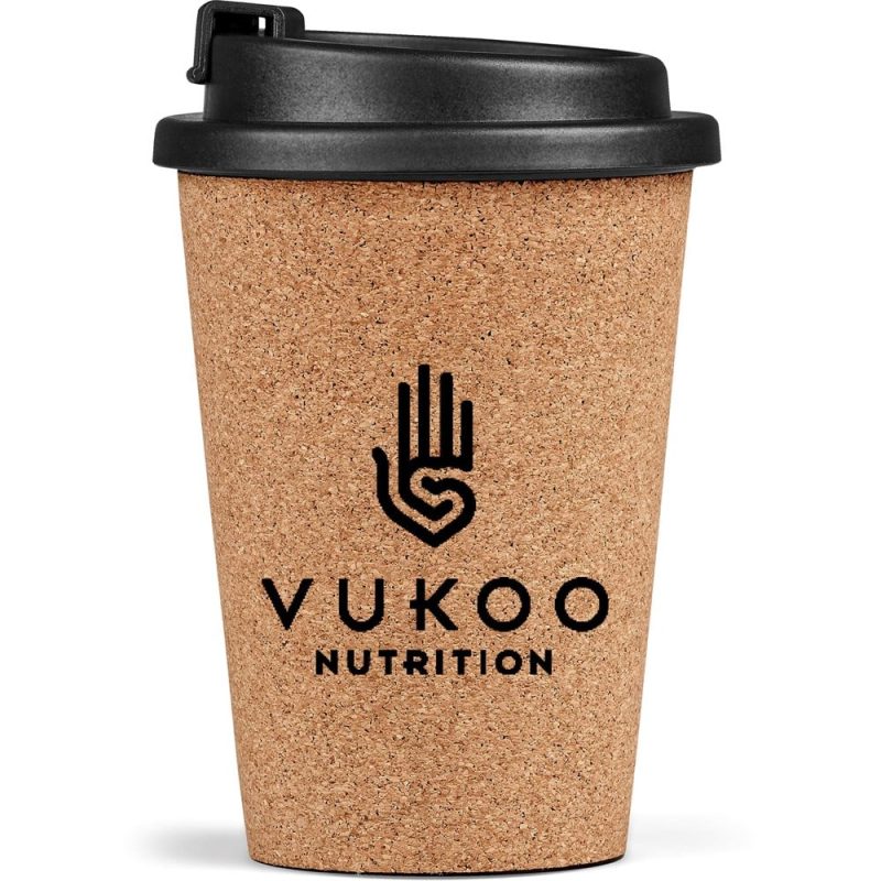 Okiyo Joki Cork & Wheat Straw Double-Wall Tumbler – 350ml additionalImagesWithLogos