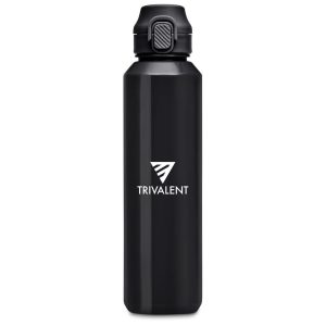 Black Serendipio Ramsey Recycled PET Water Bottle - 750ml