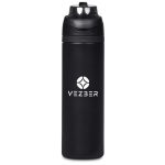 Black Slazenger Ranger Stainless Steel Vacuum Water Bottle - 700ml