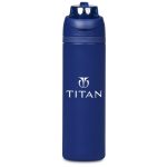 Navy Slazenger Ranger Stainless Steel Vacuum Water Bottle - 700ml