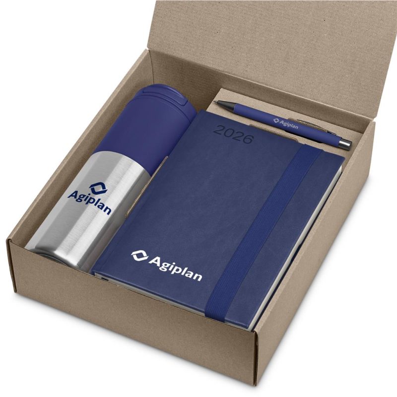 Navy Altitude Tropism Diary Gift Set