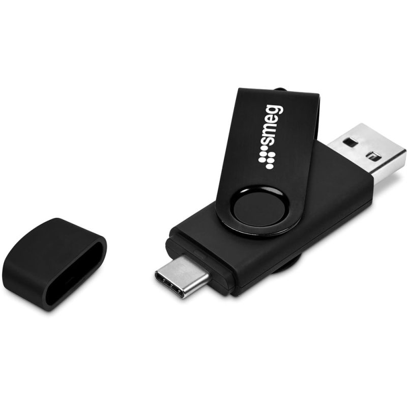 Shuffle Gyro Black Flash Drive – 8GB additionalImagesWithLogos