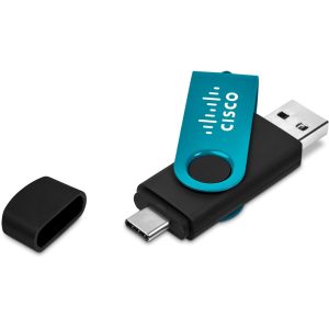 Shuffle Gyro Black Flash Drive – 8GB additionalImagesWithLogos