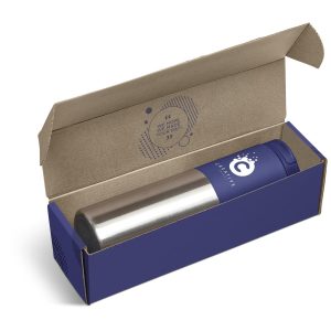 Navy Typhoon Tumbler in Bianca Custom Gift Box - Navy