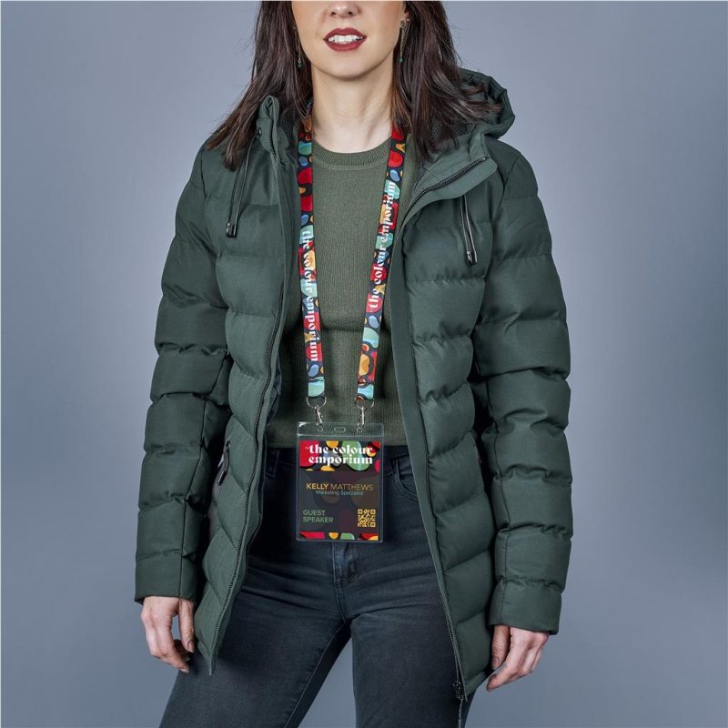 Altitude Garros Double-Sided Sublimation Satin Lanyard lifestyleImagesWithLogos