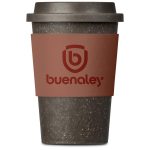 Burnt Orange Kooshty Brown Bean Plastic Double-Wall Tumbler – 400ml