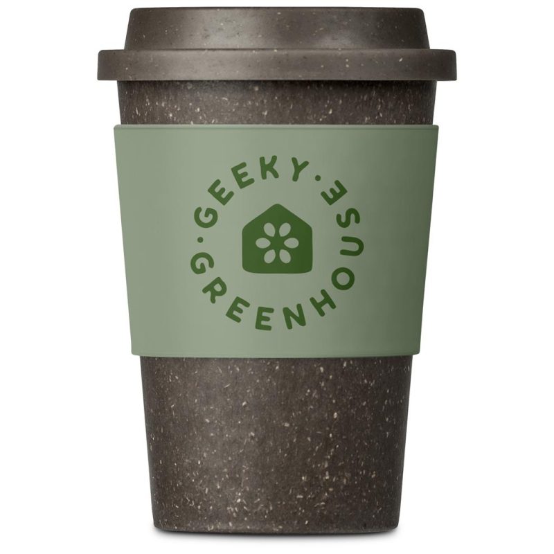 Sage Kooshty Brown Bean Plastic Double-Wall Tumbler – 400ml