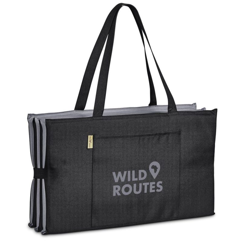 Dark Grey Urban Terrain Plateau Cushioned Foldable Outdoor Mat