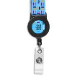 Altitude Sample Retractable Badge Reel Single-Sided Sublimation Satin Lanyard additionalImagesWithLogos